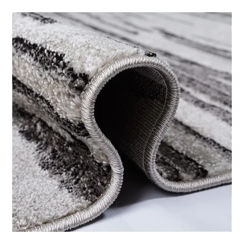 Covor Phoenix design abstract gri-negru 3013-244  - 3