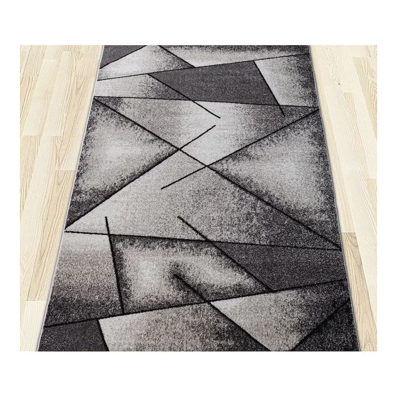 Traversa Phoenix design geometric gri-negru 3016-244  - 3