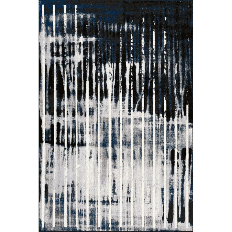 Covor Modern Visible Negru  - 1