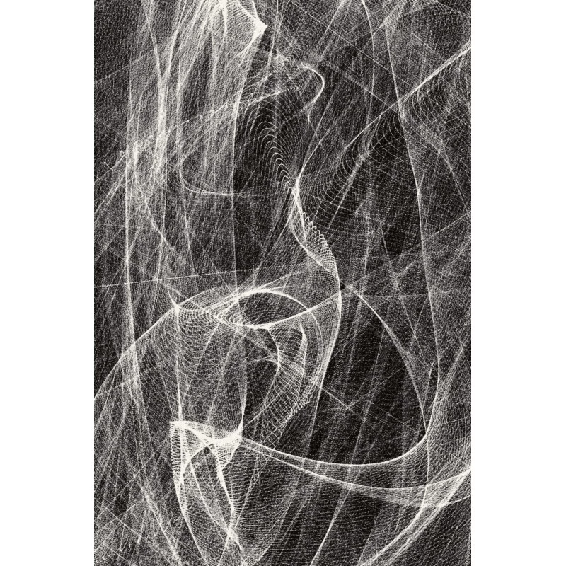 Covor lana Fractals Black  - 1