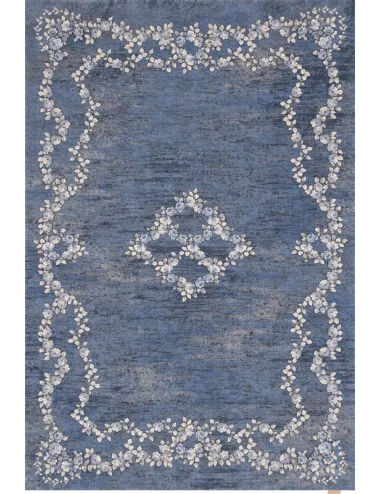 Covor lana Rozo Blue  - 1
