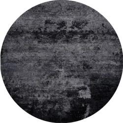 Covor lana Bran Gri Cerc - 1