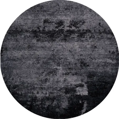 Covor lana Bran Gri Cerc  - 1