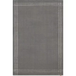 Covor Lana Grid Rim Anthracite - 1