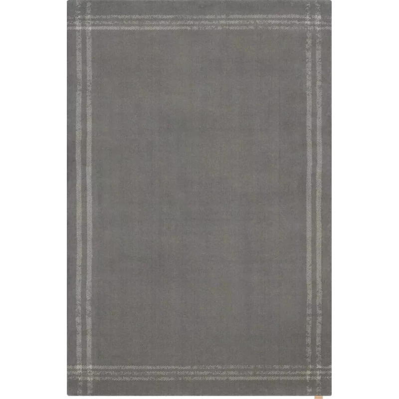 Covor Lana Grid Rim Anthracite  - 1