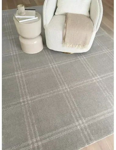 Covor Lana Grid Prime Taupe Patrat  - 3