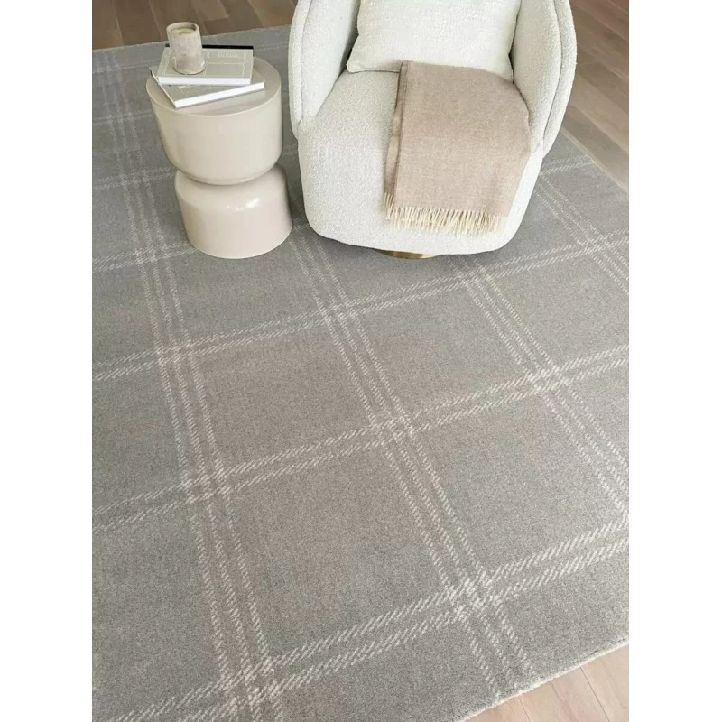Covor Lana Grid Prime Taupe Patrat  - 3