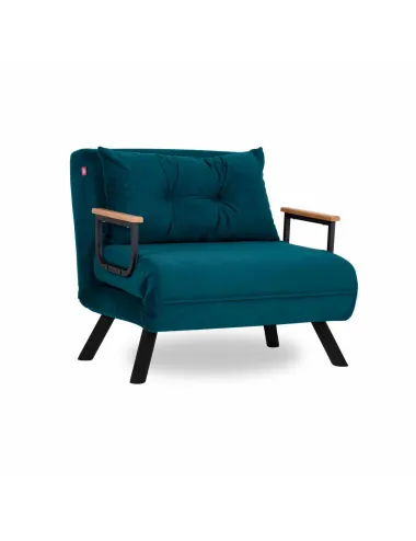Fotoliu Extensibil Sando Single - Petrol Green  - 2