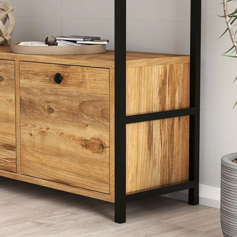 Dulap Tip Consola 120 X 75 X 30 Nero v2 - Walnut  - 5