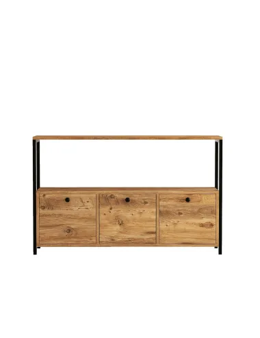 Dulap Tip Consola 120 X 75 X 30 Nero v2 - Walnut  - 6