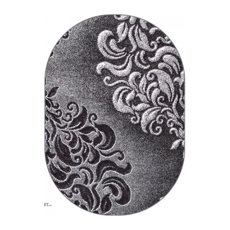 Covor Modern Mira Oval Gri 24031  - 1