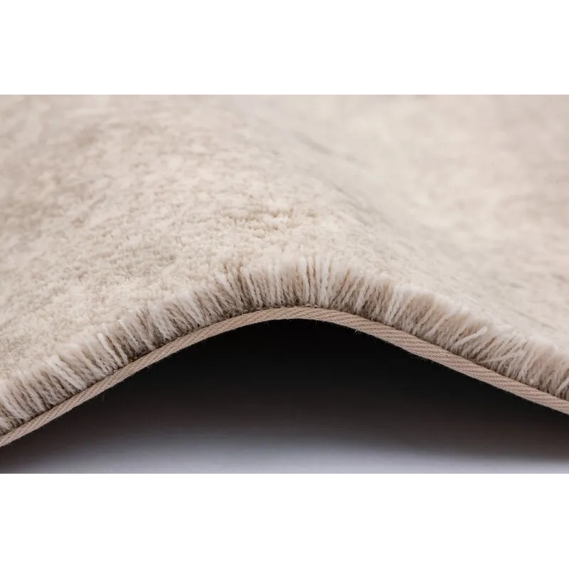 Covor lana Bran Polar White Cerc  - 3