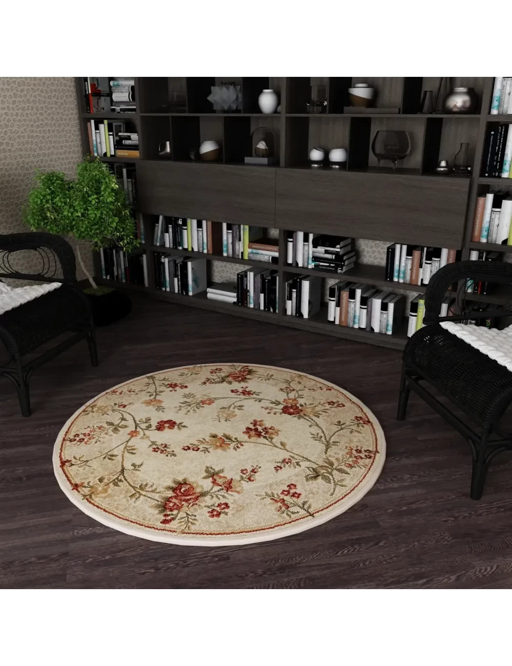 Covor rotund Lotus 551-100  - 2