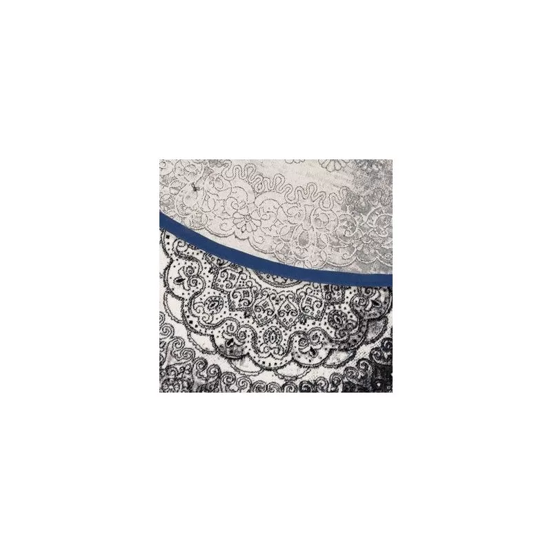 Covor lana Currus negru cerc  - 5