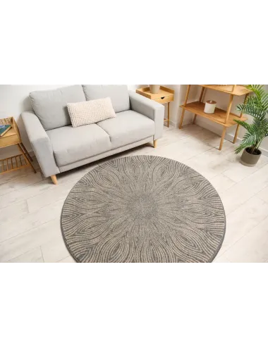 Covor lana rotund Nasto popiel grey  - 3
