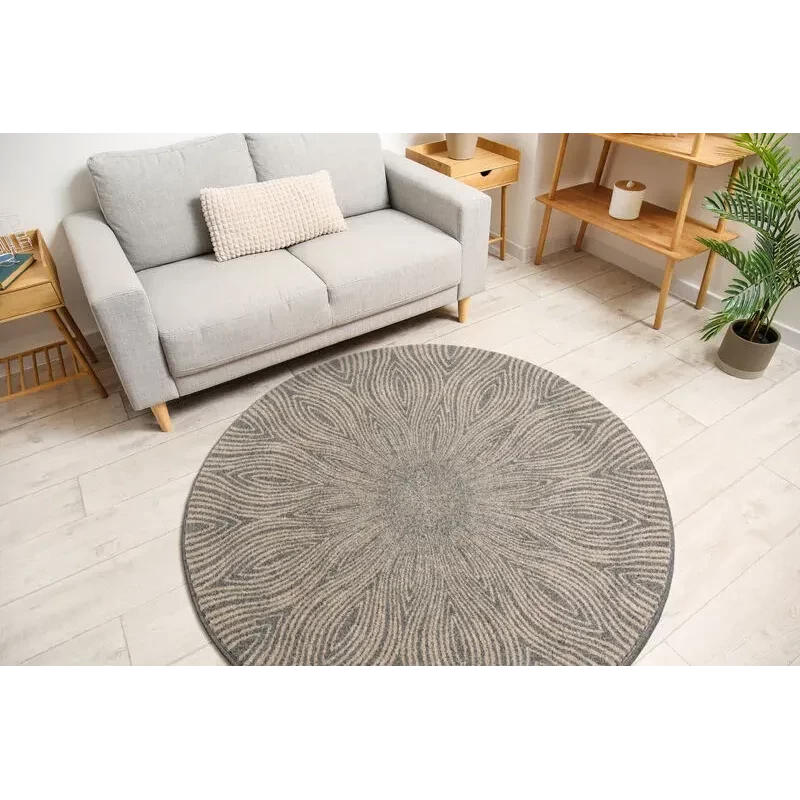 Covor lana rotund Nasto popiel grey  - 3