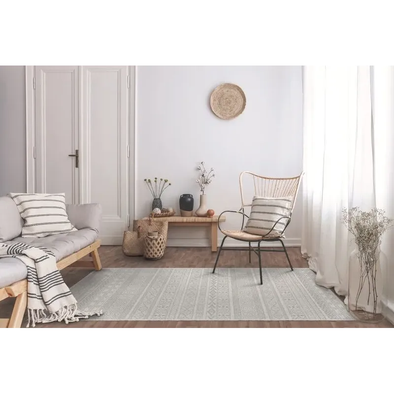 Covor lana PERA light grey  - 4