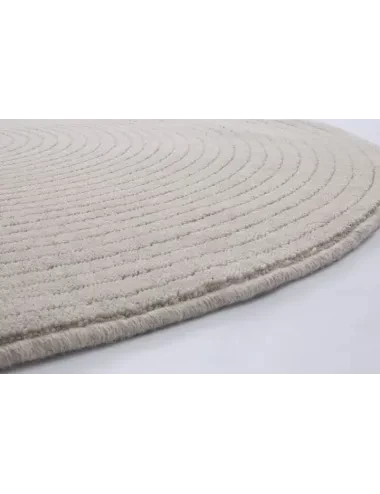Covor lana cerc RUTI light grey  - 3