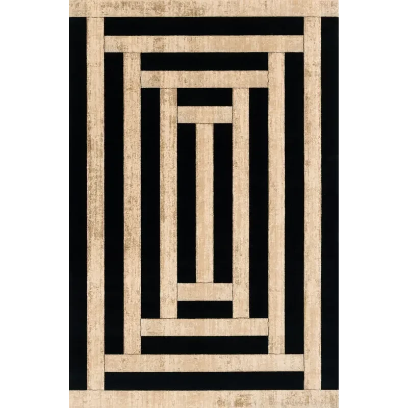 Covor lana Art Deco I Crem  - 1
