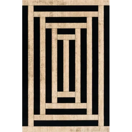Covor lana Art Deco I Crem  - 1