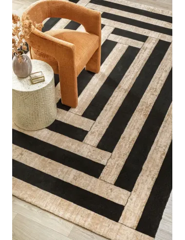 Covor lana Art Deco I Crem  - 3