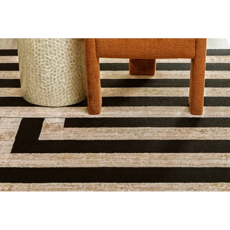 Covor lana Art Deco II black  - 3