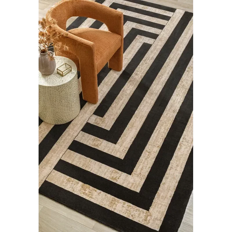 Covor lana Art Deco II black  - 4