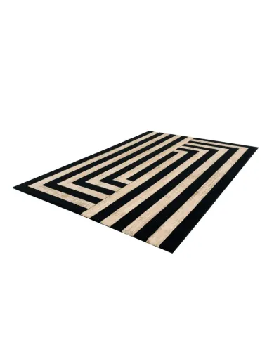 Covor lana Art Deco II black - 2