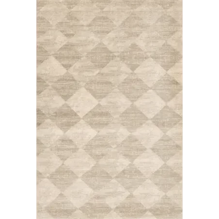 Covor lana Checkered  beige  - 1