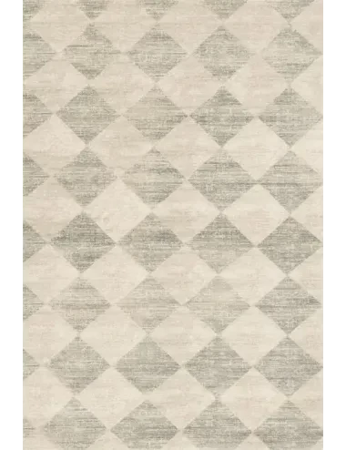 Covor lana Checkered grey - 1