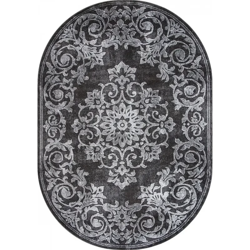 Covor Modern Oval Mira Gri  24016  - 1