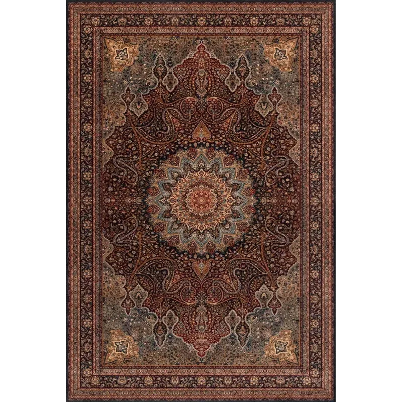 Covor lana Namak dark red  - 1