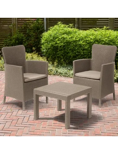 Set mobilier gradina Salvador, cappuccino - 3