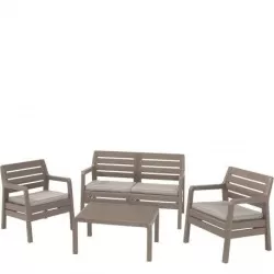 Set mobilier gradina Delano, cappuccino - 1