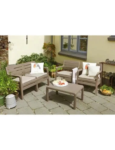 Set mobilier gradina Delano, cappuccino  - 4