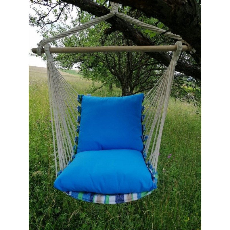 Hamac scaun, 1 persoana, albastru - 1