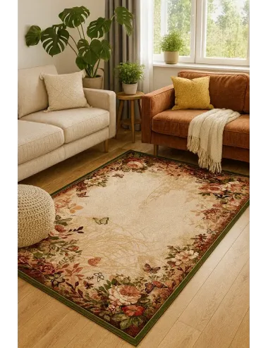 Covor Lotus 15003-130 model flori  - 3