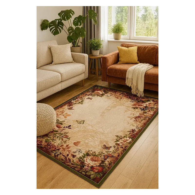 Covor Lotus 15003-130 model flori  - 3