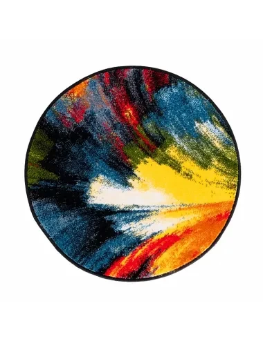 Covor rotund multicolor Kolibri 11017-180  - 1