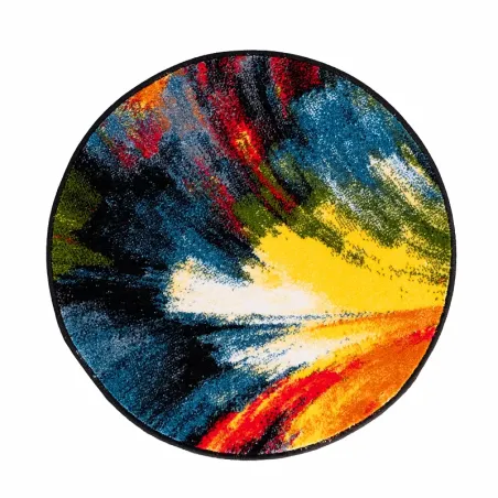 Covor rotund multicolor Kolibri 11017-180  - 1