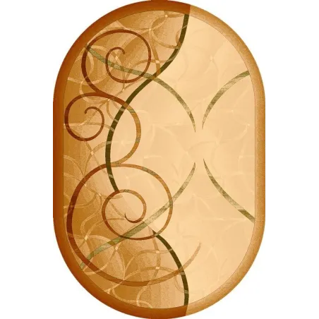 Covor lana oval Selma desert  - 1