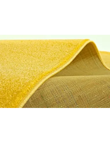 Covor pufos galben modern  - 1