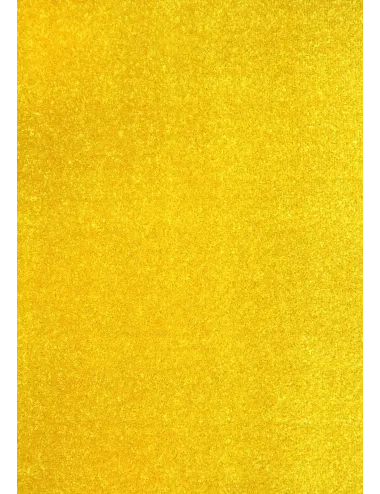 Covor pufos galben modern  - 3