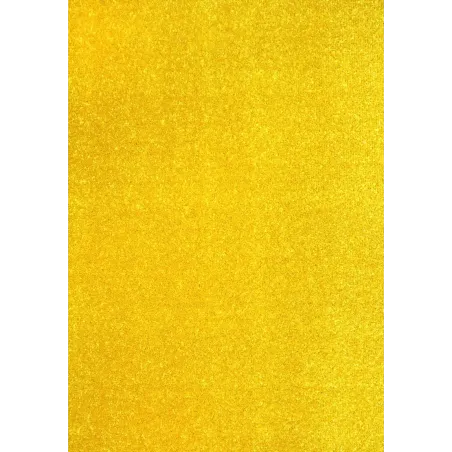 Covor pufos galben modern  - 3