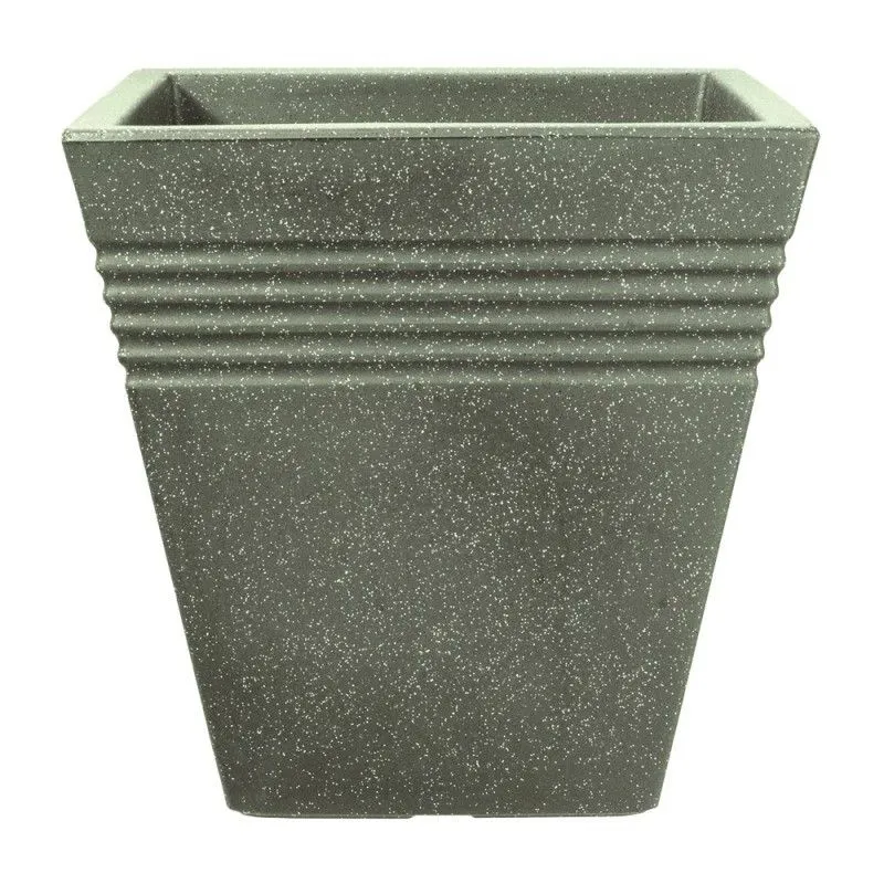 Ghiveci pentru flori, imitatie marmura verde, 18L - 2 Ghiveci pentru flori, imitatie marmura verde, 18L - 2