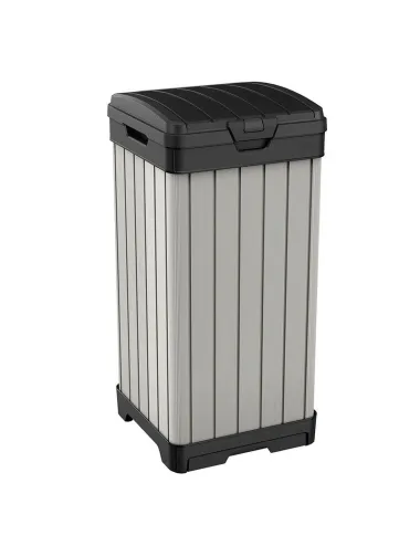 Cos pentru gunoi, gri, 125L  - 3