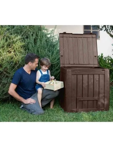 Compostor pentru gradina, maro, 340L  - 2