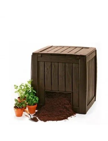 Compostor pentru gradina, maro, 340L - 4