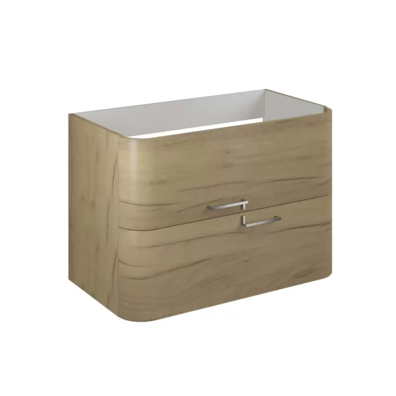 Set mobilier baie, stejar-auriu, complet, Geos 80 cm  - 2