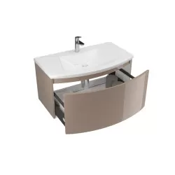 Mobilier baie, 80, cu sertar, cappuccino, 80 x 49 x 41 cm - 1